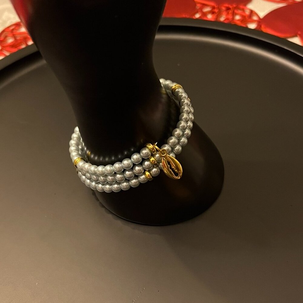 Designs by Forte Artisan Memory Wire Wrap Bracelet | Boho Layered Style